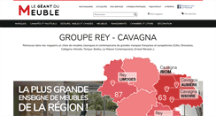 Desktop Screenshot of meubles-rey.fr